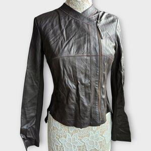 illia Genuine Leather Jacket Buttery Soft USA. Size: 8